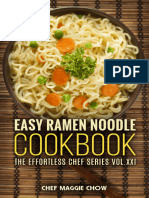 Easy Ramen Noodle Cookbook