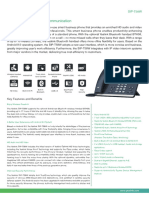 Yealink SIP T58W Datasheet