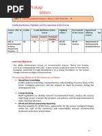 #Mahii..EVS-ll Sem.4..Syllabus