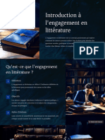 Introduction A Lengagement en Litterature