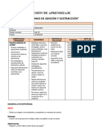 Problemas de Adición y Sustracción-MAT-2do