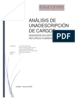 Informe Grupal de Descripción de Cargos