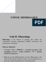 Unit-Ii. Mineralogy