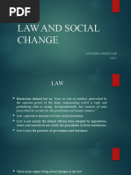 Law and Social Change