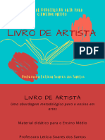 Livro de Artista MATERIAL DIDÁTICO - Leticia Soares Dos Santos