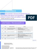 Clase 3 - Evaluación y Escalas de Detección en Trastorno Por Déficit de Atención e Hiperactividad (TDAH) en Infancia y Adolescencia