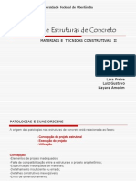 Patologias de Estruturas de Concreto Final