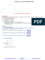 Exercices Probabilité Corrigés - PDF Version 1