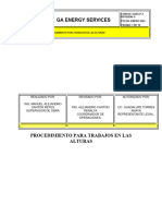 Procedimientos para Trabajos en Las Alturas