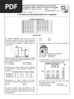 2 Atividade de Itens - 1º Bimestre - 6º Ano