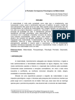 Psicologia Perinatal: Os Impactos Psicológicos Da Maternidade