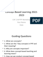 Concept Based Teaching and Learning PPT Updated