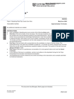 Cambridge IGCSE: GERMAN 0525/03