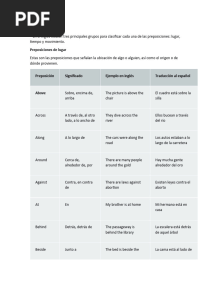 PREPOSICIONES