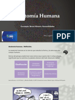 Unidad I. Anatomia Humana - Generalidades