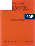 George Berkeley - Tratado Sobre Principios Conocimiento Humano-Gredos (2003)