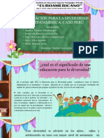 La Educación para La Diversidad en Latinoamerica Caso Perú