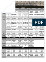 Cardápio Semanal - 12 A 18 de Agosto