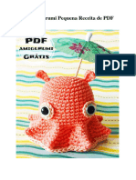 Polvo Amigurumi Pequena Receita de PDF Gratis