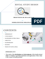 Experimental Study Designs - Clinical Trial