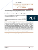 Assessing Farmers Knowledge and Perceptions On Incidence and Management of Banana Bunchy Top Disease