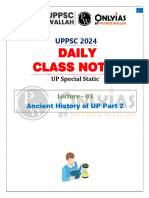 Static GK 03: Daily Class Notes (English) (UP Special)