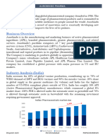 Company History: Aurobindo Pharma