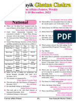 Current Affairs Pointer December, 2023-Jan 2024