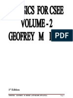 Physics For Csee Volume 2