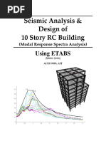 Seismic Analysis & Design of 10 Story Building