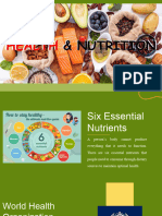 Health and Nutrition