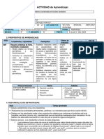 5º DIA 4 SEMANA 1 MAT - El Plano Cartesiano - Ubicación y Desplazamiento