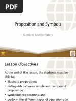 11 Proposition and Symbols