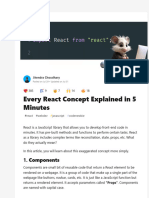 Every React Concept Explained in 5 Minutes - DEV Community