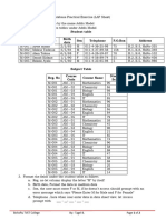 Access 2007 Lap Sheet