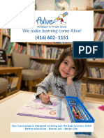 Alive Montessori Booklet 2024