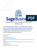 Prof. Vartika Prof. Ruchita Fruitzone India Limited Designing The Research Questions A 12.06.24