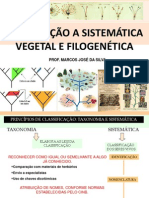 Introdução A Sistemática Vegetal e Filogenética