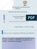 CI - La Integral Definida e Indefinida