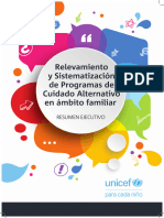 Relevamiento y Sistematizacion de Programas de Cuidado Alternativo en Ambito Familiar