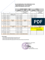 Kelas 8 - Pengaturan Jam - Sem 1