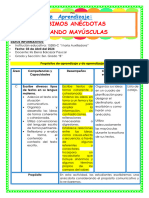 Com Escribimos Anécdotas Utilizando Mayúsculas