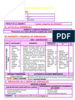 Sesión Leemos Etiqueta de Alimento