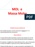 Aula Mol e Massa Molar 1EM Fernando