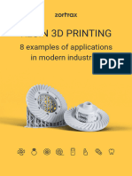 Resin - 3D - Printing Examples of Applications - in - Modern - Industries - Zortrax