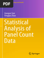 Statistical Analysis of Panel Count Data: Jianguo Sun Xingqiu Zhao