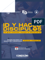 Semana Nacional de Educación y Discipulado 2023