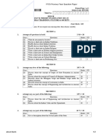 ITCS Previous Year Question Paper