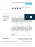 Bacillus Subtilis Impact On Plant Growth, Soil Health and