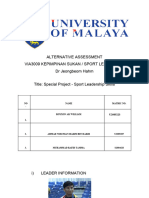 Group D Sport Leadership Final Assessment